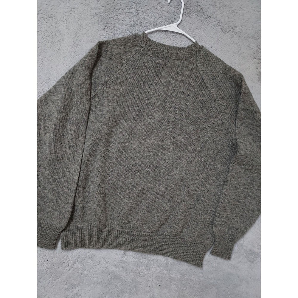 Vintage Harbour Classics Sweater Mens XXL 2XL Shetland Wool Crewneck Gray 90s